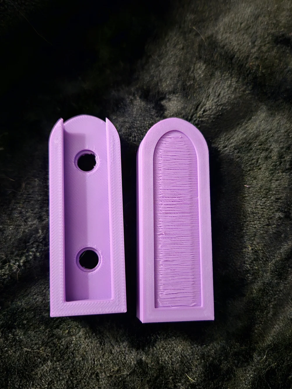 Elegant Purple Embossed 3d Printed Planter